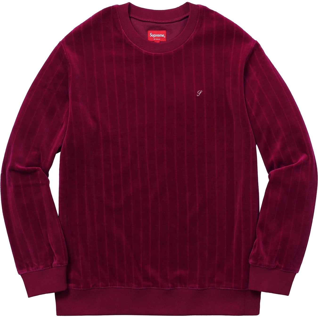 Ribbed Velour Crewneck view 3